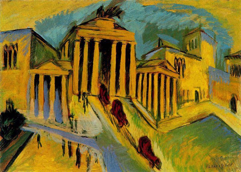 Ernst Ludwig Kirchner Brandenburger Tor Spain oil painting art